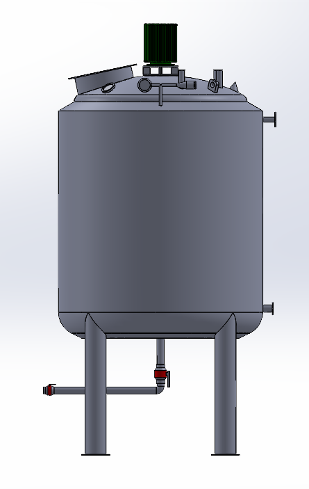 Ribbon Blender Mixer Alternate View